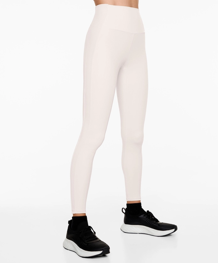 Legging longueur chevilles high rise comfortlux rib 65 cm | OYSHO France