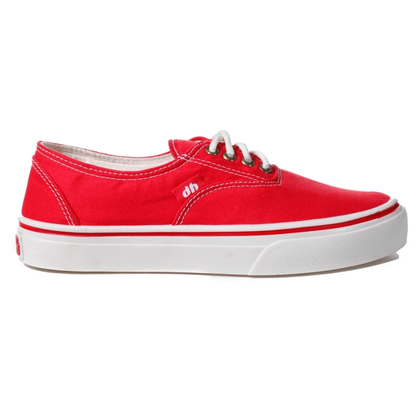 Tênis Casual Done Head Basic Style Vermelho Unissex