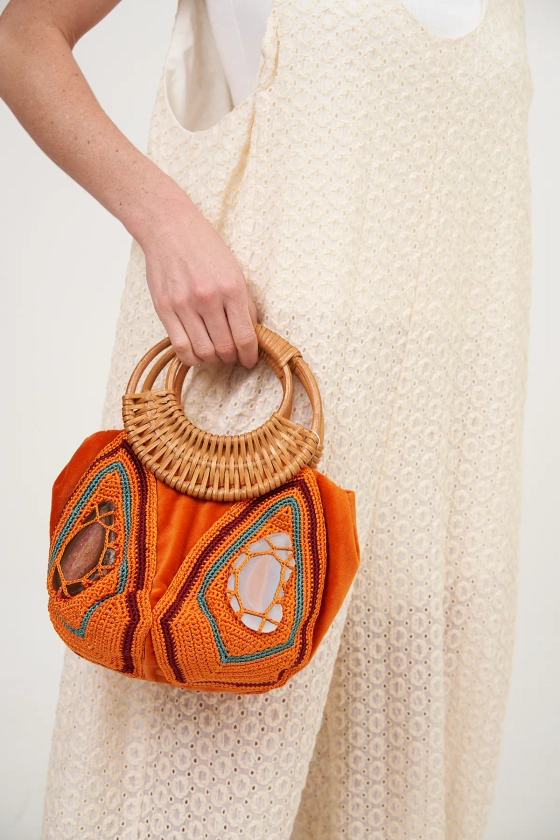 Bolsa Arancia Laranja A.Mo Acessorios - Laranja - Gallerist: moda autoral e contemporânea para todos os estilos