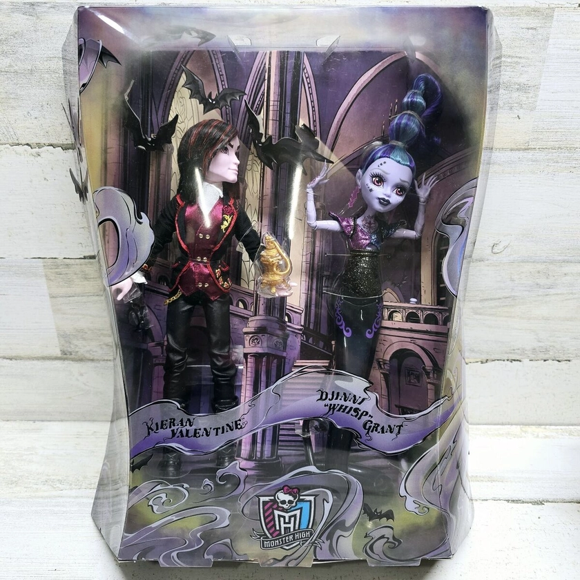 Monster High 2015 SDCC Exclusive Kieran Valentine & Djinni "Whisp" Grant NRFB