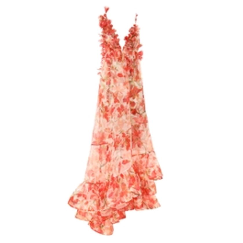 Tranquillity Floral Strap Gown