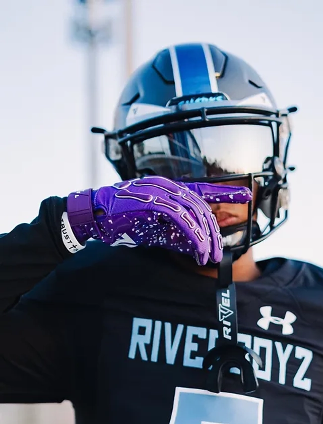 Reaper OREO Bones Football Gloves | rivelathletics