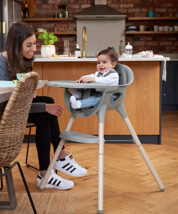 Juice Highchair - Washed Grey