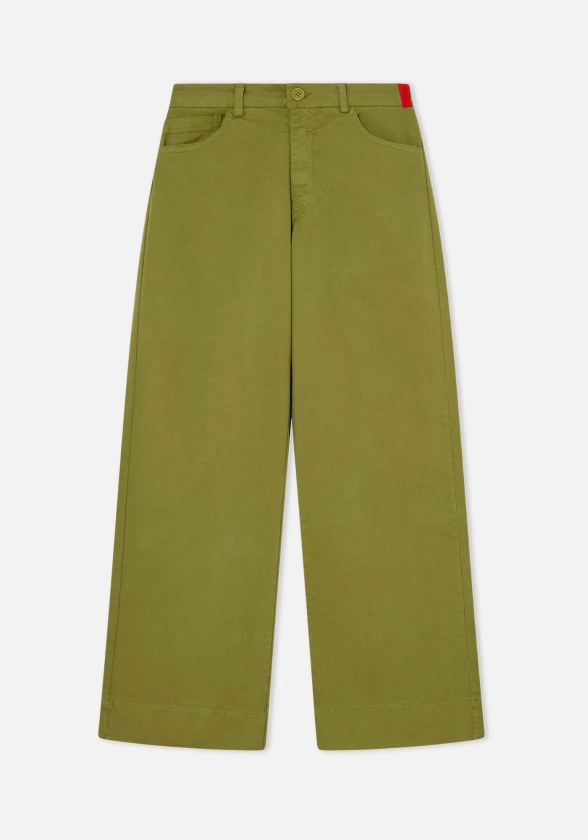 Rose Green Pants