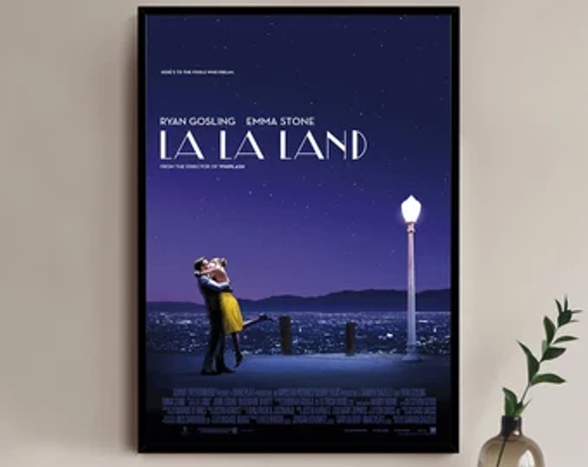 La La Land Movie Poster - Hoge kwaliteit canvas kunstdruk - Kamerdecoratie - Kunstposter als cadeau