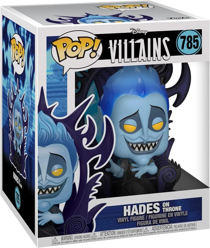 Funko Pop! Deluxe: Villains - Hades on Throne - Disney Villains - Les Méchants de Disney - Figurine en Vinyle à Collectionner - Idée de Cadeau - Produits Officiels - Movies Fans