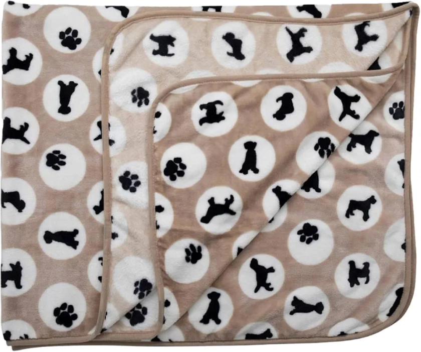 LuvLap Newborn Baby Super Soft Baby Blanket, Happy Dog Paws (110cm x 130cm) : Amazon.in: Baby Products