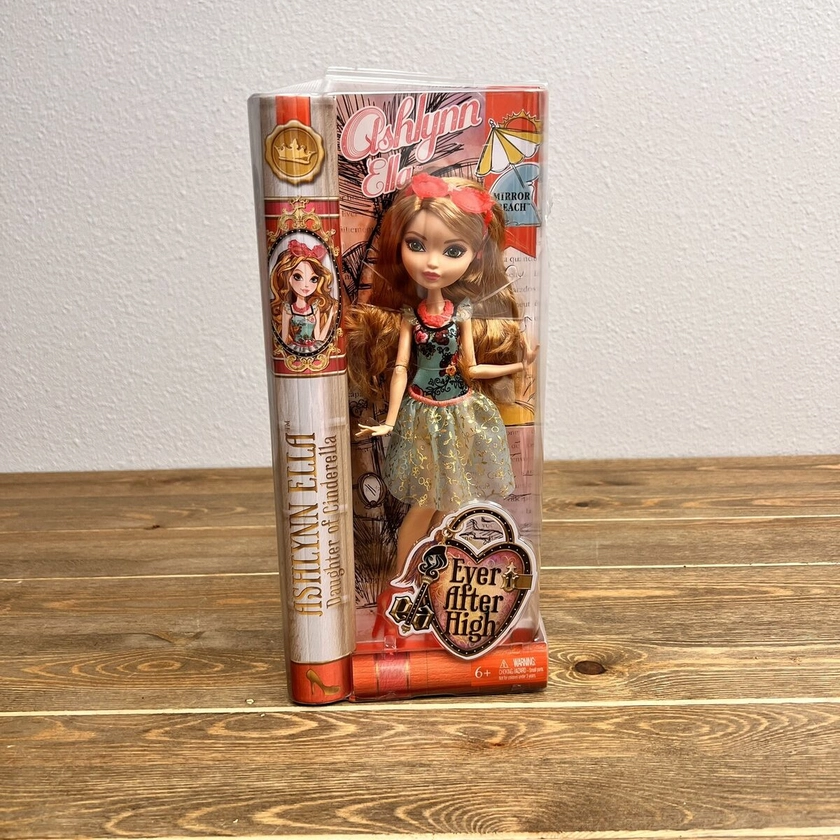 Mattel Ever After High Ashlynn Ella 10" Doll Mirror Beach Retired 2014