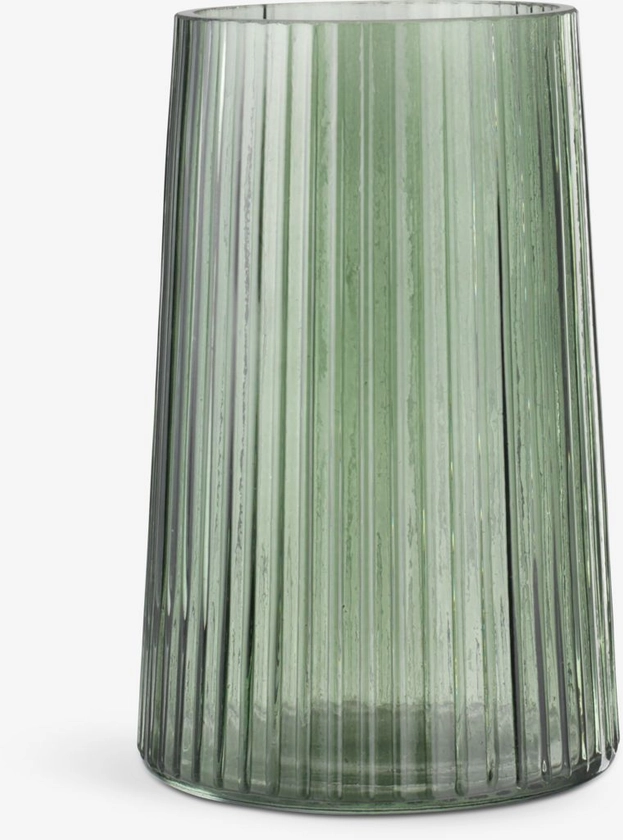 Vase ROY Ø13xH20cm vert | JYSK