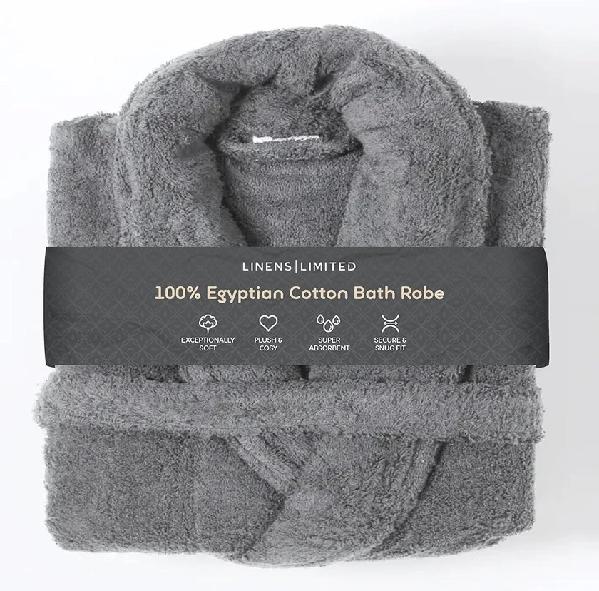 Linens Limited 100% Egyptian Cotton Bath Robe