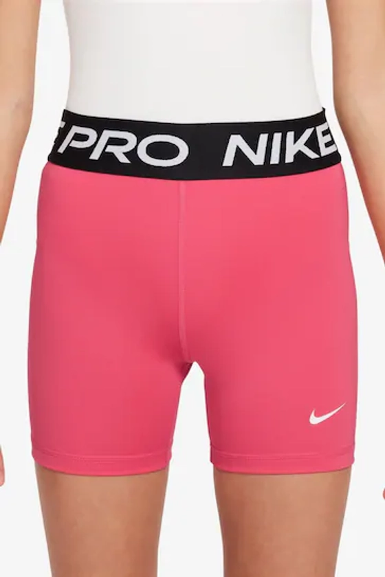 Nike Bright Pink 3 Inch Dri-FIT Pro Shorts