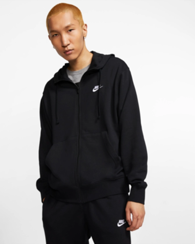 Sweat à capuche à zip Nike Sportswear Club pour homme