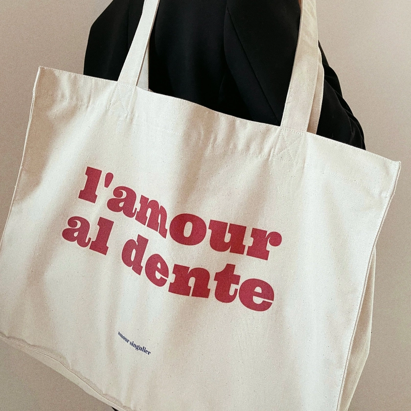 Le Tote Bag XXL L'amour al dente