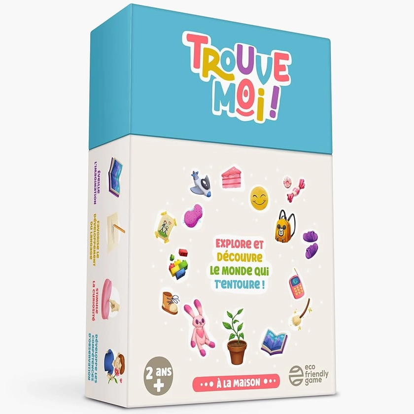 Oh Happy Games - Trouve-moi ! Le Jeu de Cartes Montessori Éducatif et Ludique Approuvé par les Parents - Pour Enfants de 2 à 6 Ans - Jeu de société, Cadeau pour enfants : Amazon.fr: Jeux et Jouets