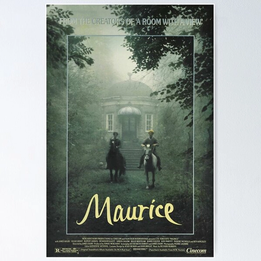 "Maurice (1987) Poster Design" Poster for Sale by audreymlangley