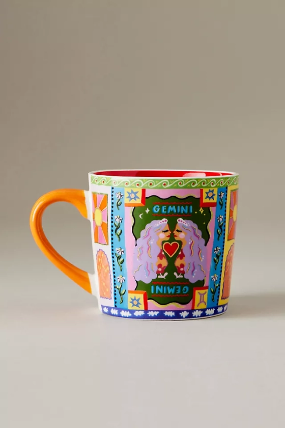 Mug en porcelaine avec signe astrologique Eleanor Bowmer