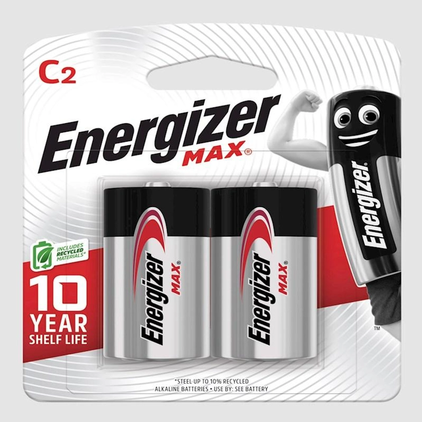 Energizer Max C 2 pack