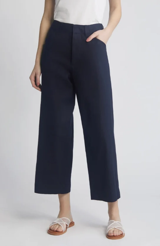 R&B Banks Linen Pants in Salute