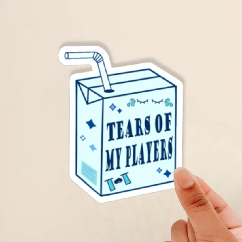 Tears of my players sticker, juicebox sticker, dnd sticker, gift for DM, Dungeon Master Gift, Funny DM Gift, Funny DnD Sticker