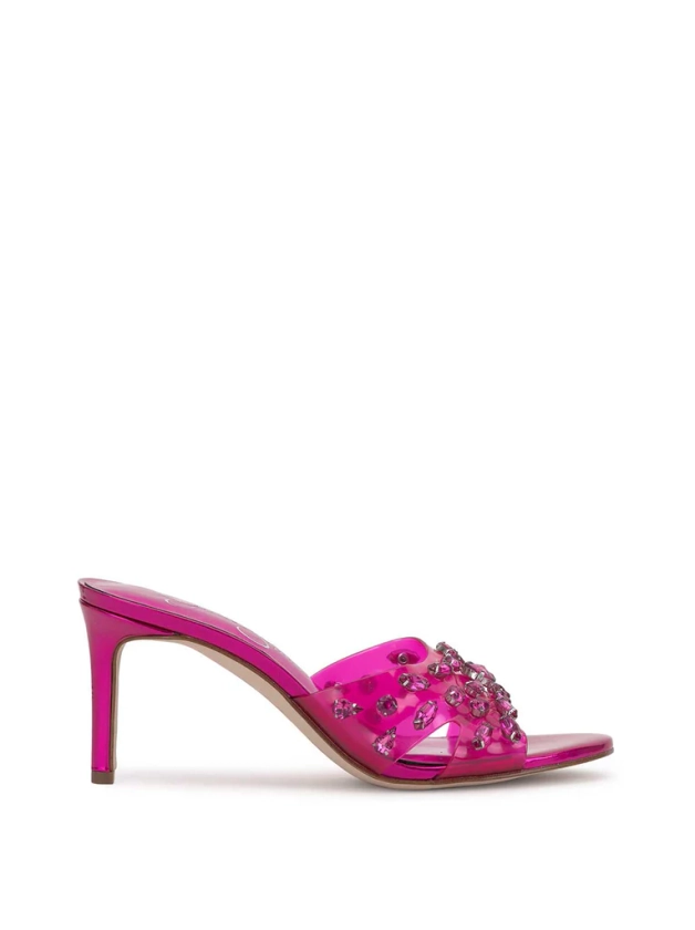 Primana Lucite Mule in Pink