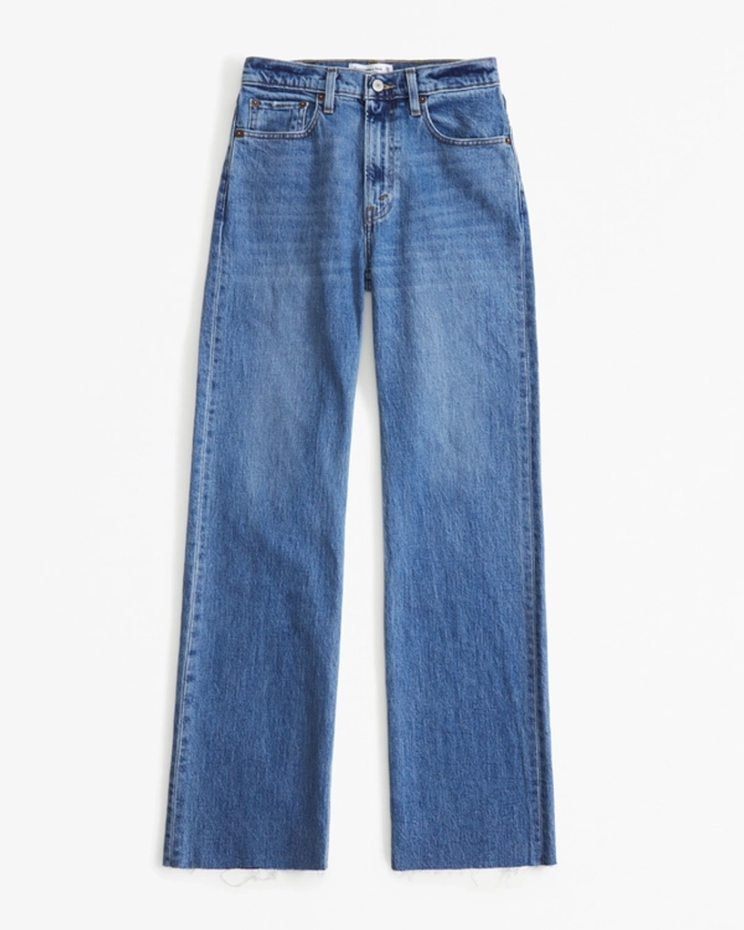 Women's High Rise 90s Relaxed Jean | Women's Bottoms | Abercrombie.com