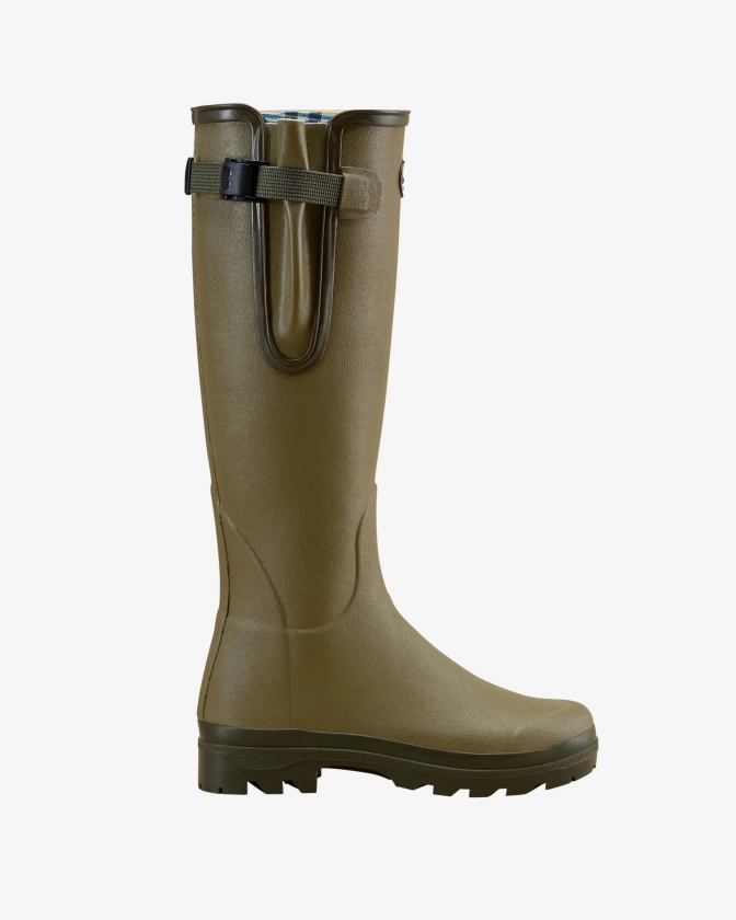 Women's Vierzon Jersey Lined Boot Green | Le Chameau