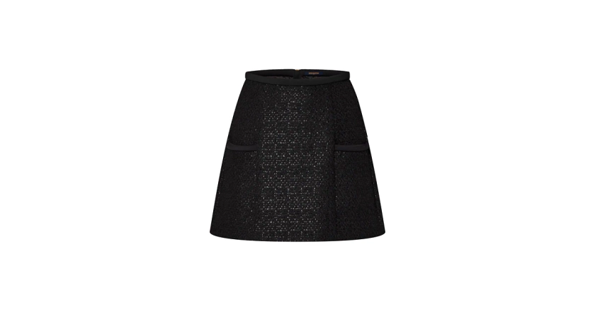 Les collections de Louis Vuitton : Jupe en tweed à poches