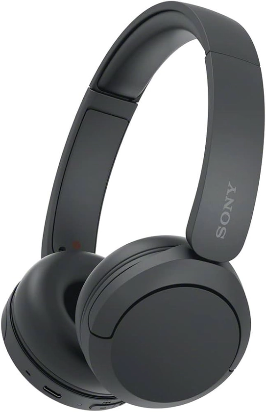 Sony WH-CH520 Wireless Headphones Bluetooth On-Ear Headset with Microphone, Black