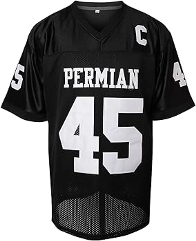 Boobie Miles Jersey, 45 Permian Friday Night Lights Football Jersey White Black S-XXXL