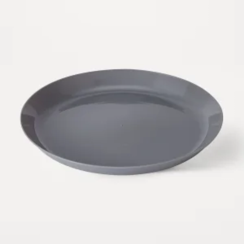 Plastic Plate - Grey