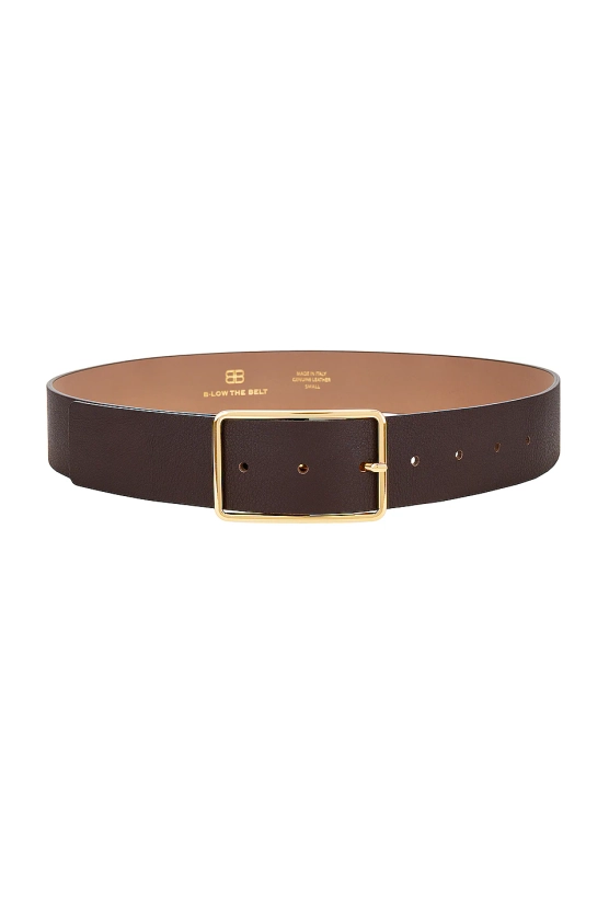 B-Low the Belt Milla Belt in Chocolate & Gold | REVOLVE