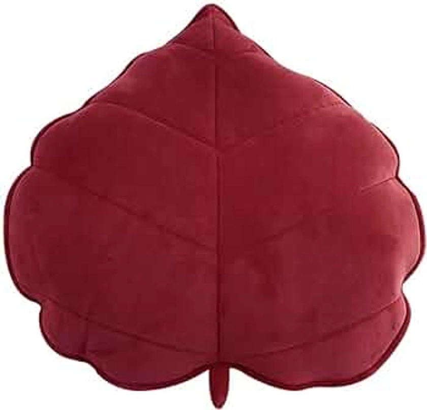 3D Leaf Shaped Throw Pillows Plant Pillow Novelty Plush Cushion Backrest Pillow Home Decoration for Car, Bedroom, Sofa, Couch, Living Room