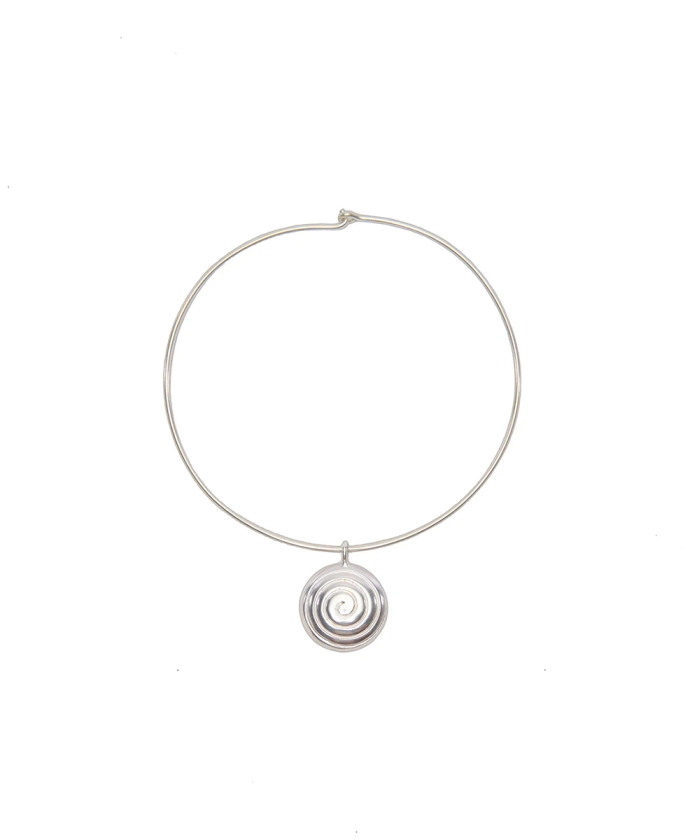 Spiral Choker Silver