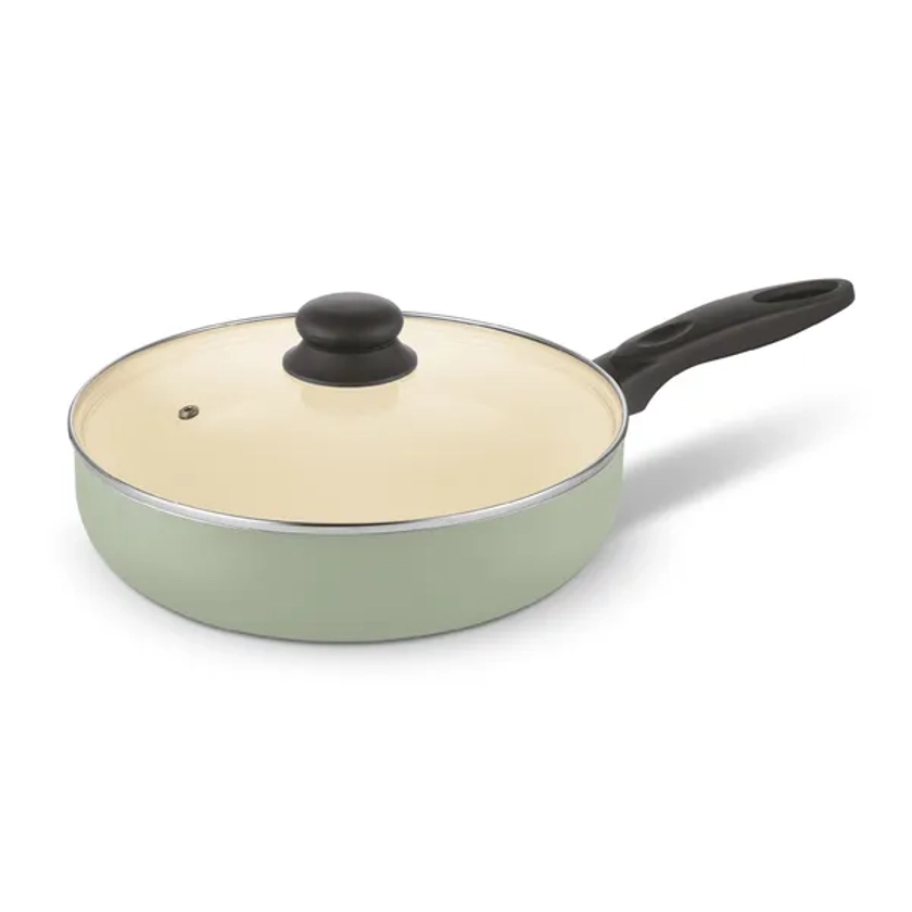 Brabantia Non-Stick Aluminium Sage Skillet, 26cm