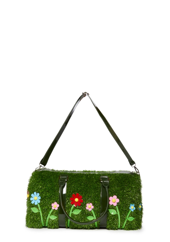 Delias Groovy Turf Flower 3D Weekender Bag - Green