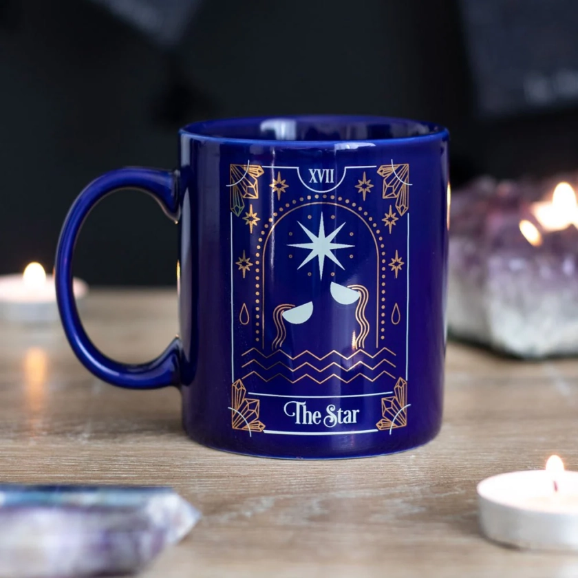 11 oz Ceramic Tarot Card Mug - The Star