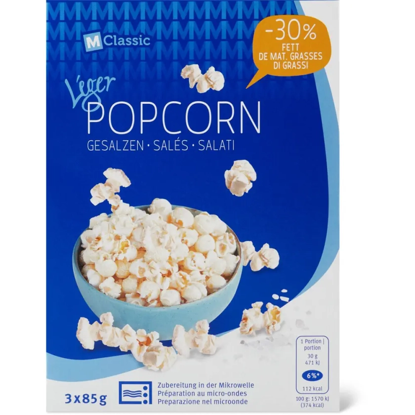 Léger · Popcorn Mais · Für die Mikrowelle