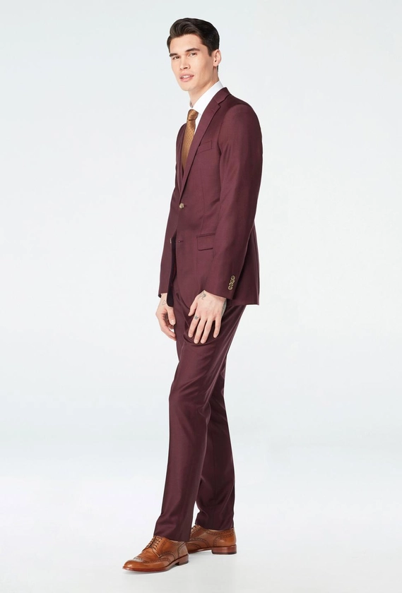 Hemsworth Burgundy Suit