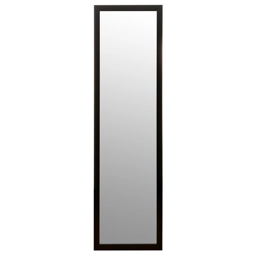 Over Door Mirror 120 x 30cm - Black