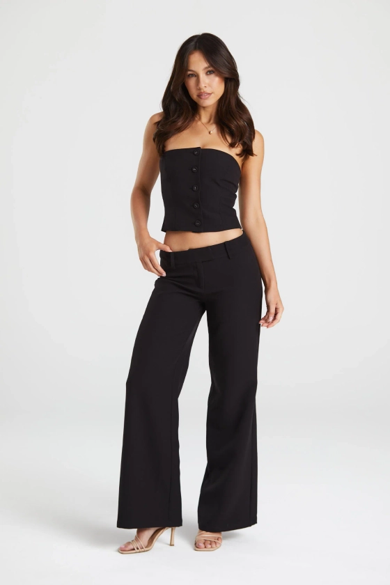 Alina Tailored Pants Black