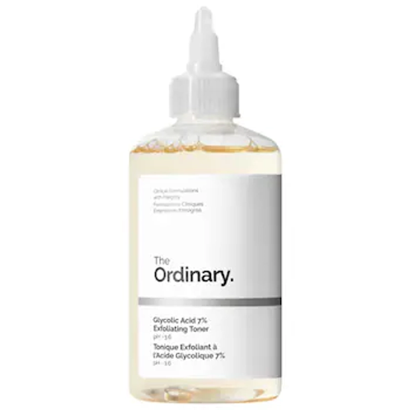 Glycolic Acid 7% Exfoliating Toning Solution - The Ordinary | Sephora