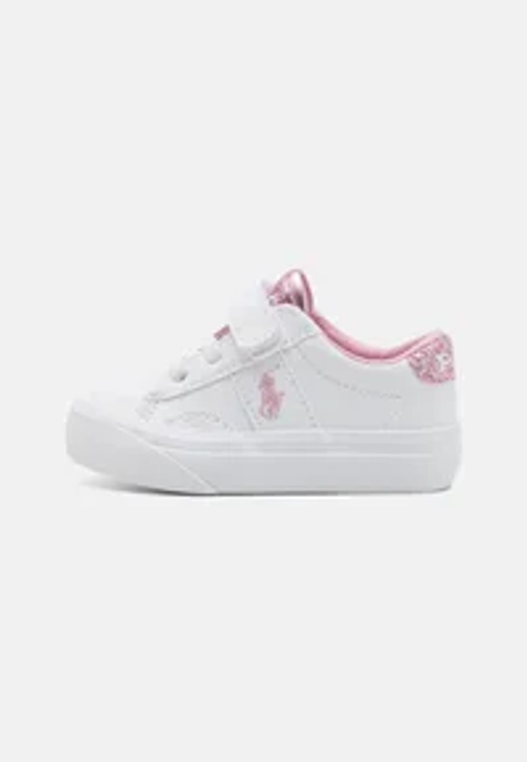 RYLEY UNISEX - Baskets basses - white smooth/pink glitter/pink