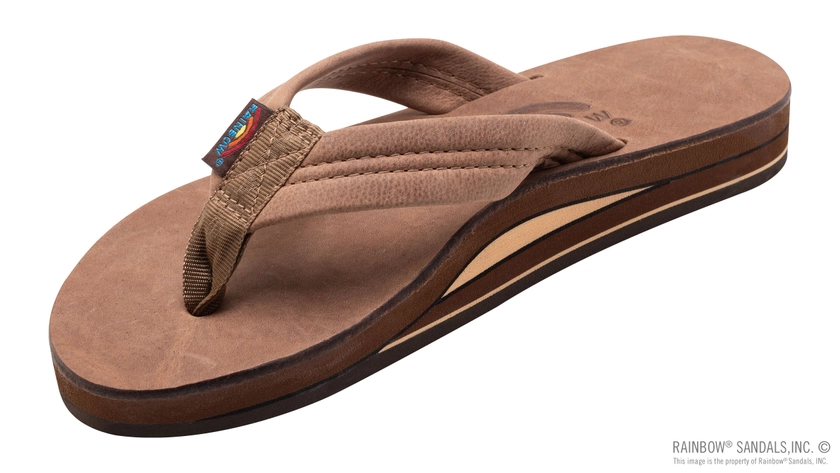 Luxury Leather - Double Layer Arch  Support with a 1" Strap