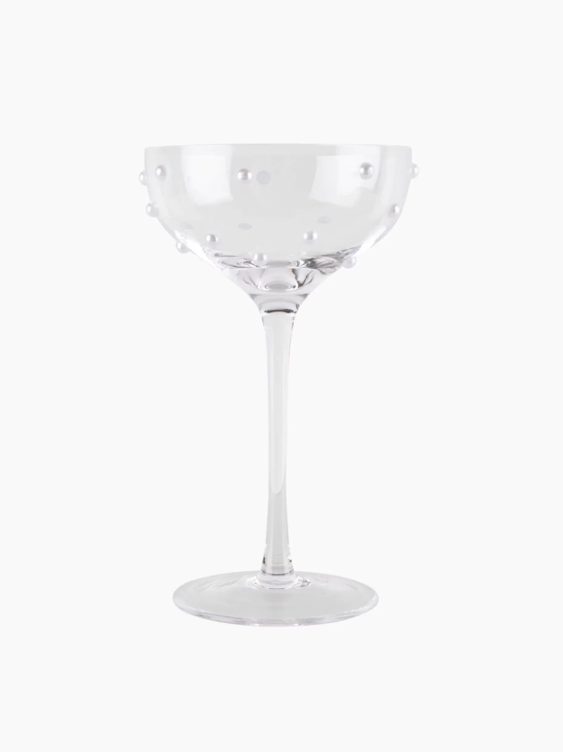 Clear Pearl Cocktail Glass | The Go-To