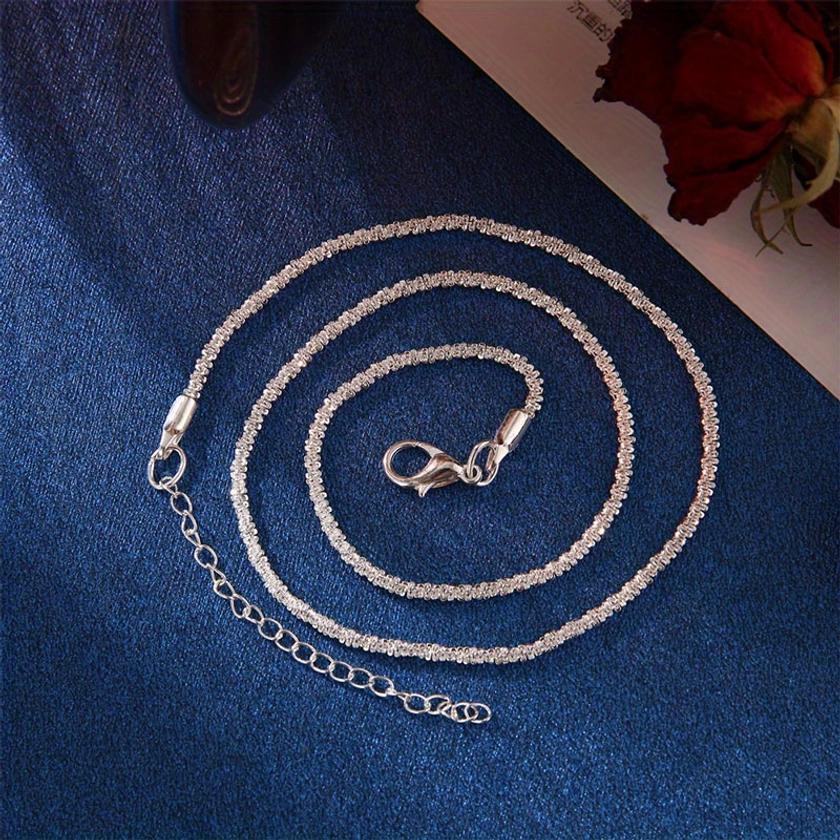 Shiny Exquisite Choker Necklace Minimalist Clavicle Chain Wedding Party Favors