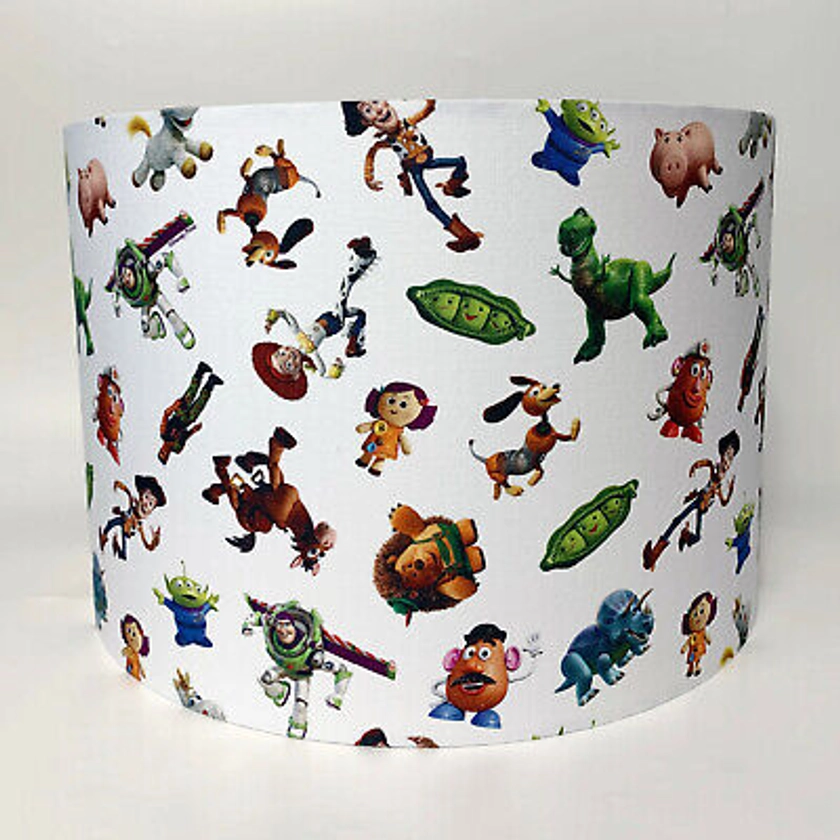 Kids Children's Toy Story Fabric Ceiling Light Shade or Lampshade in 2 sizes