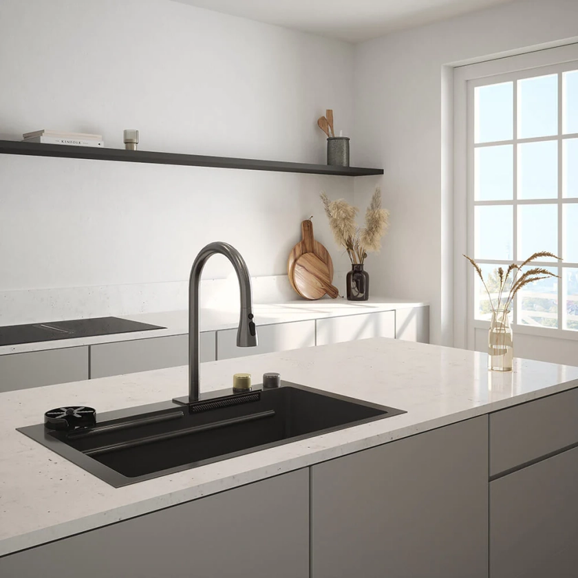 Renaflow Luxury All In One Sink & Tap | Vasken