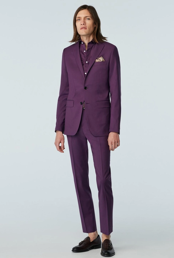 Custom Suits Made For You - Milano Plum Suit | INDOCHINO