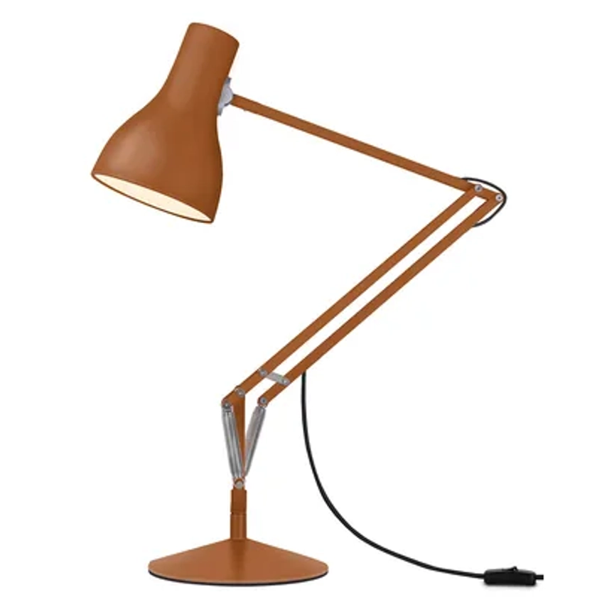 Lampe de table Type 75 Anglepoise - orange marron | Made In Design