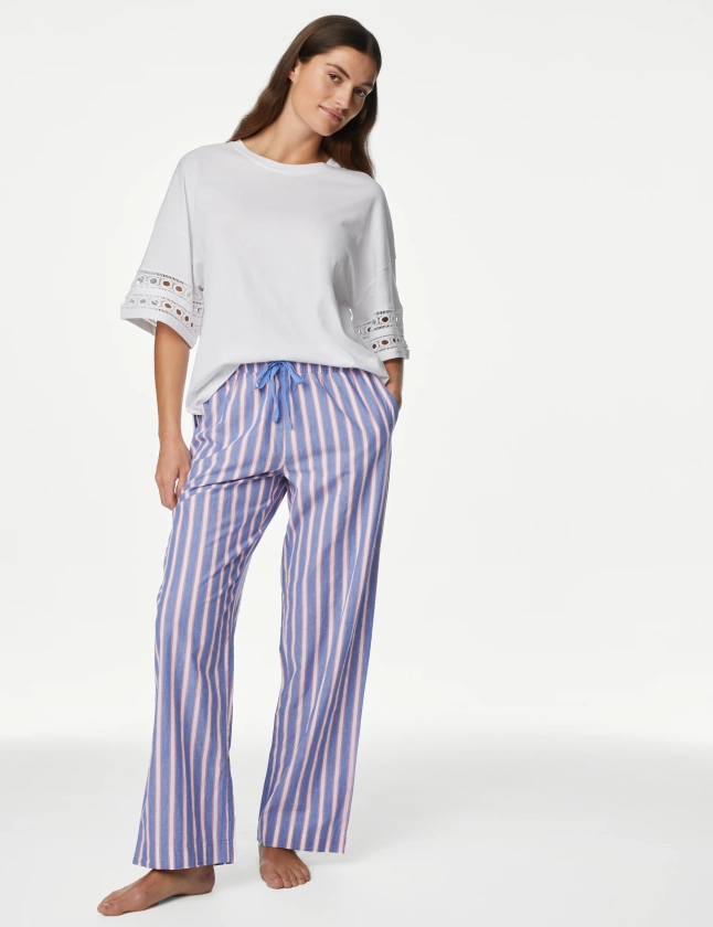 Pure Cotton Cool Comfort™ Pyjama Bottoms | Body by M&S | M&S